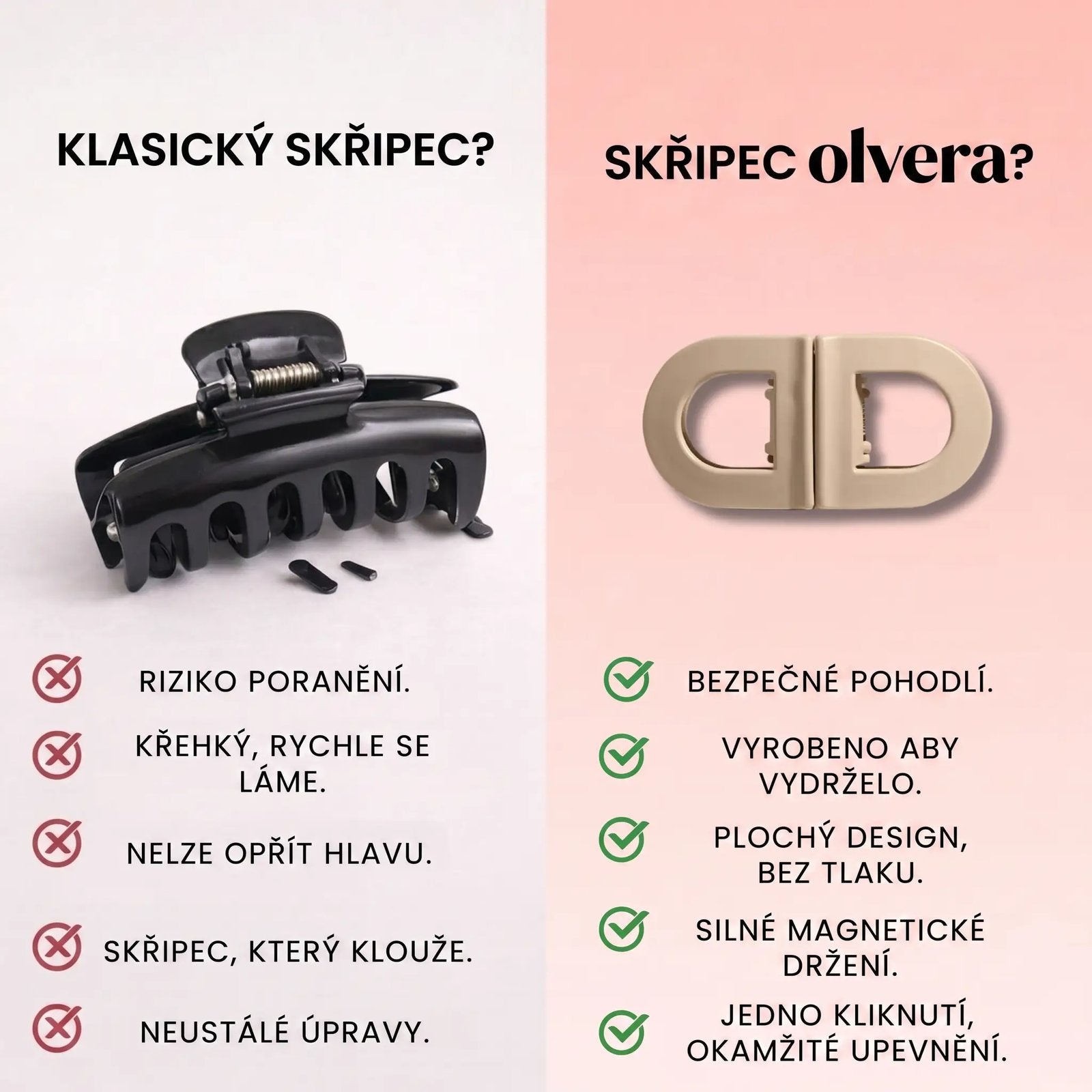 Olvera "D" - Magnetická spona
