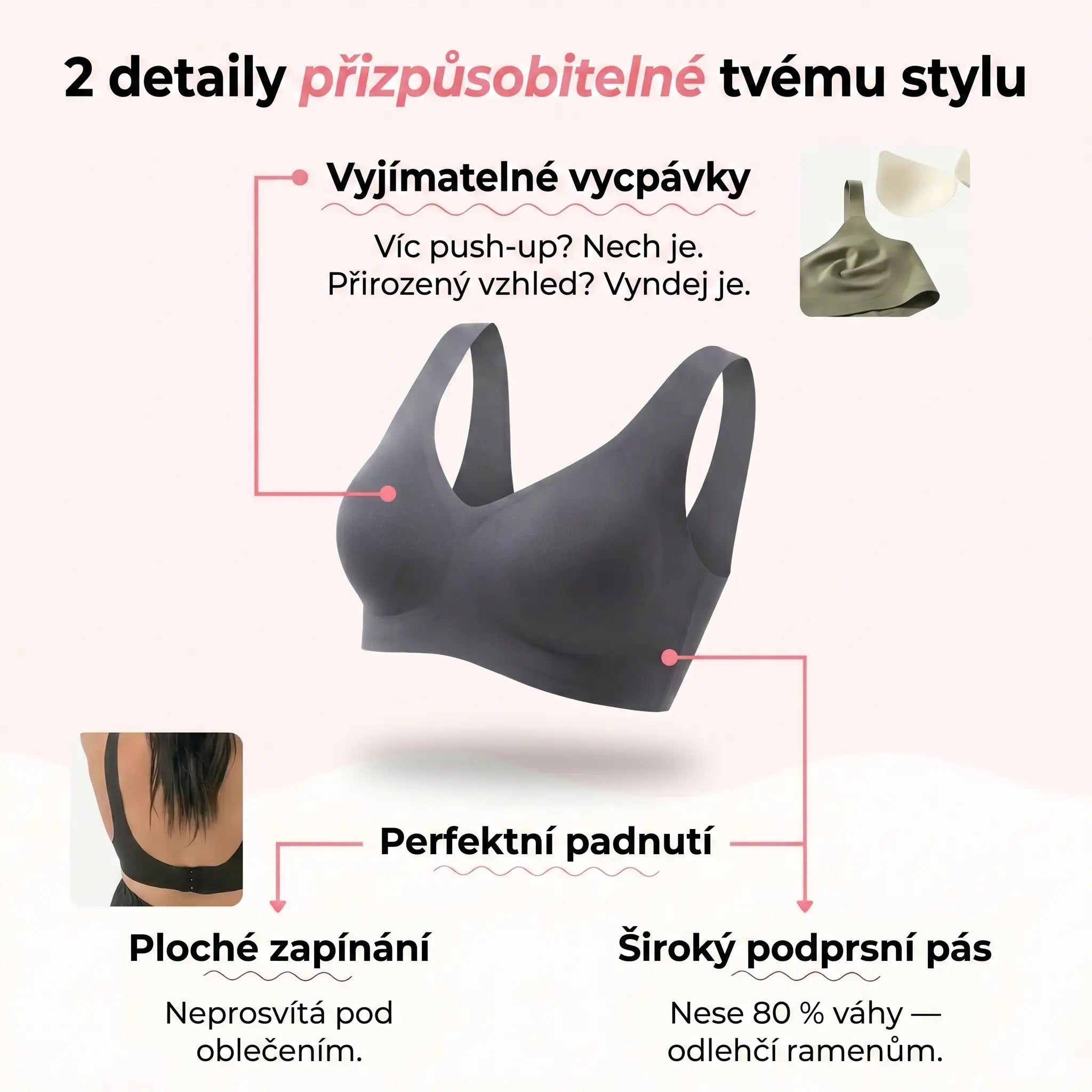 olvera – Bezešvá prémiová podprsenka