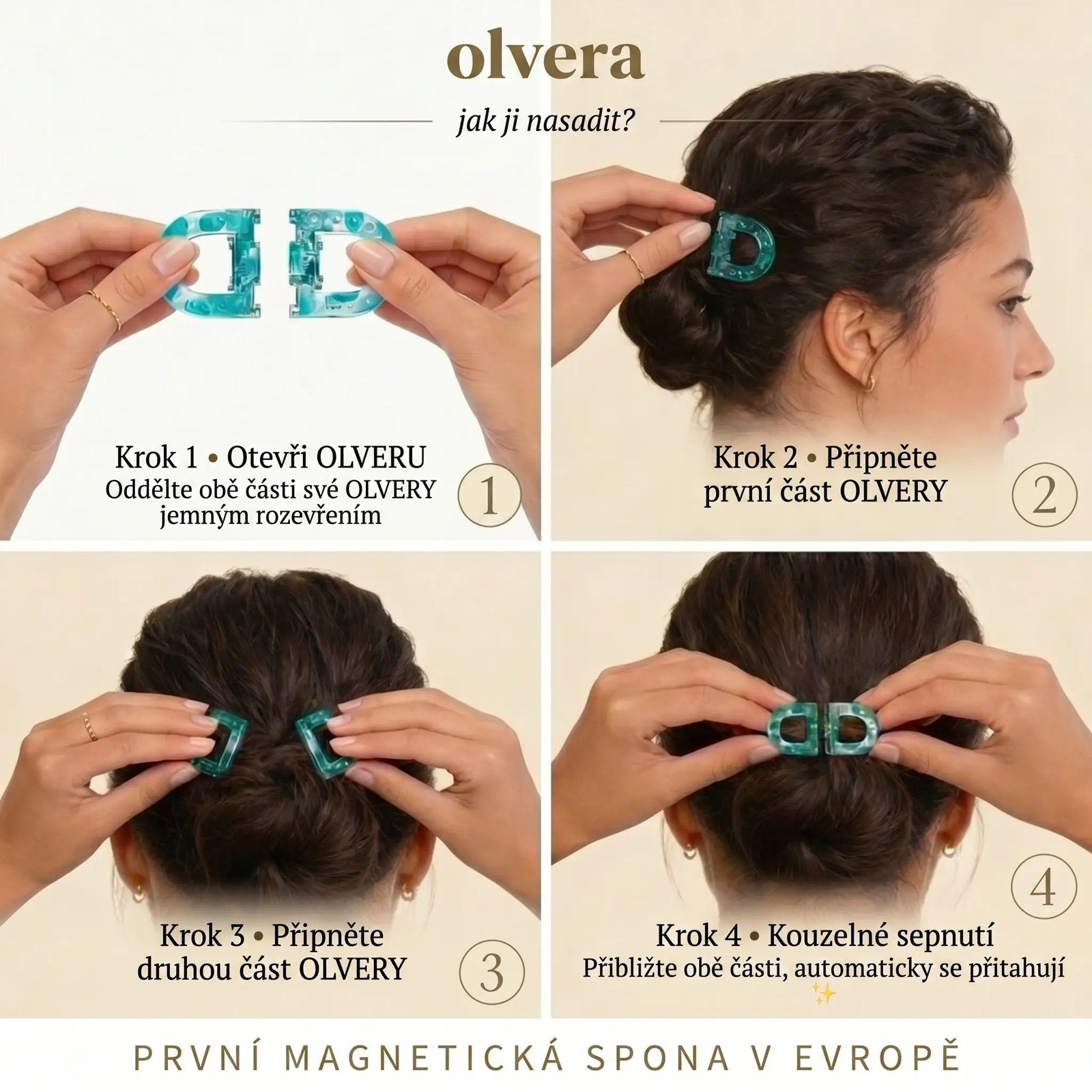 Olvera "D" - Magnetická spona