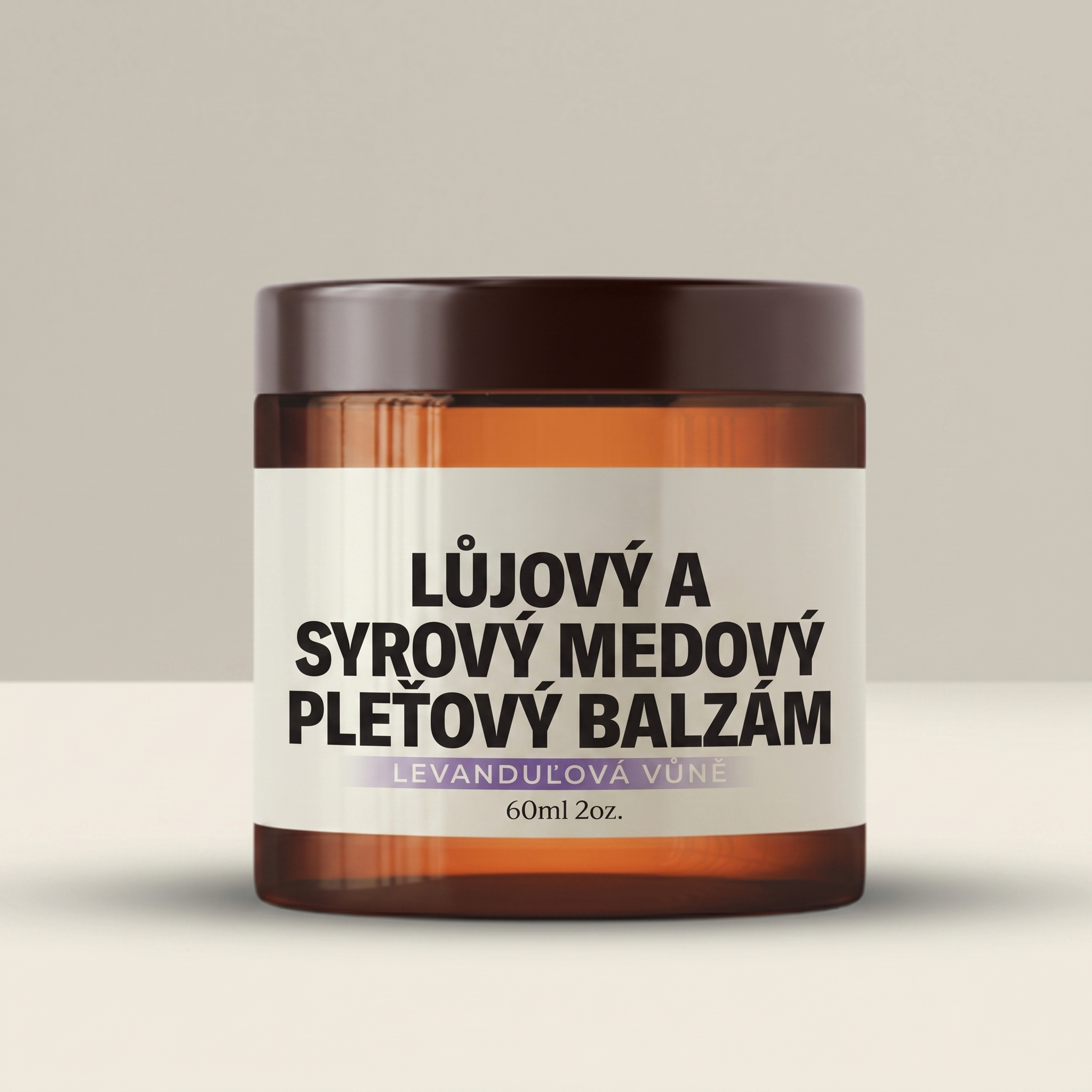 Pleťový balzám z loje a syrového medu