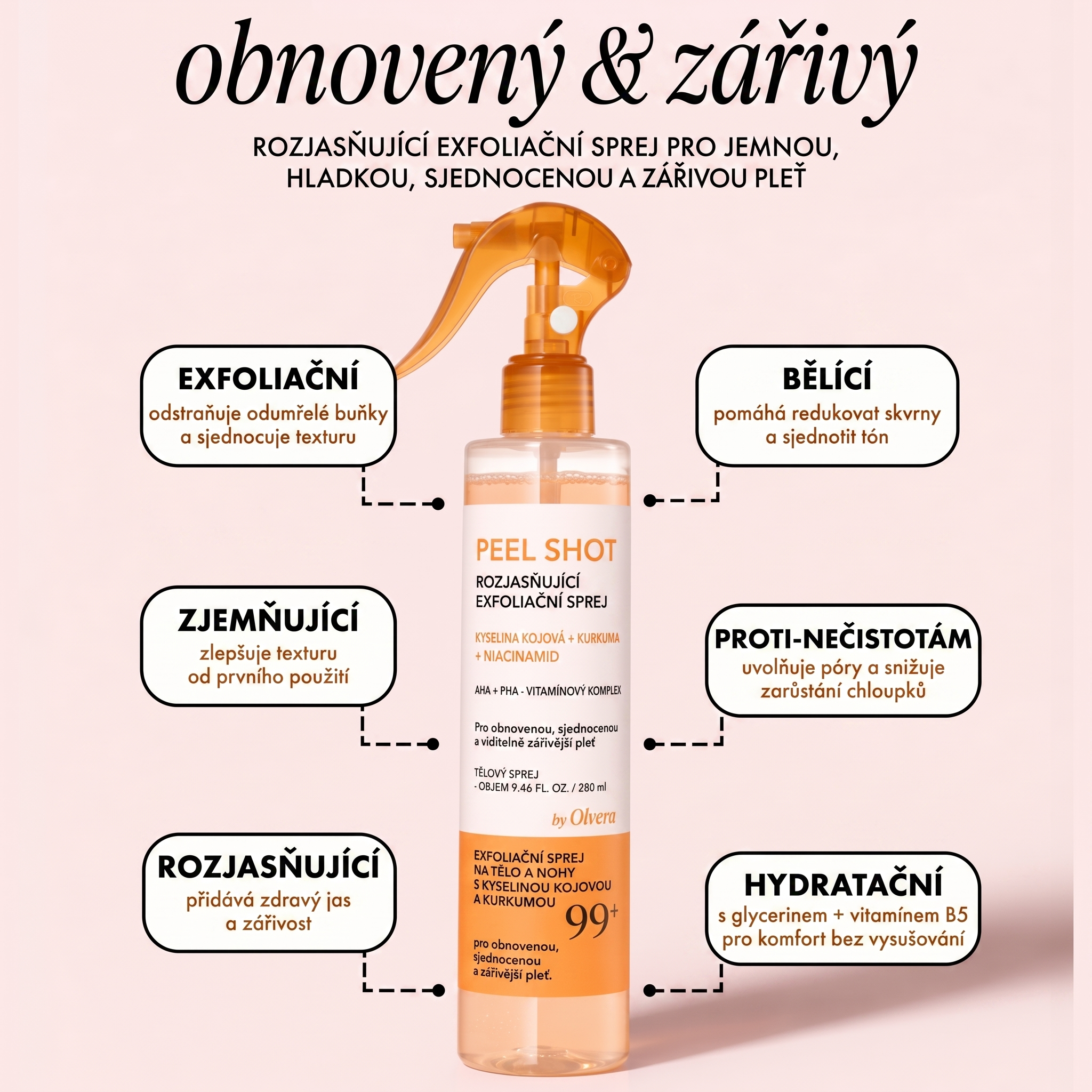 Peel Shot™ - Rozjasňující tělový peeling