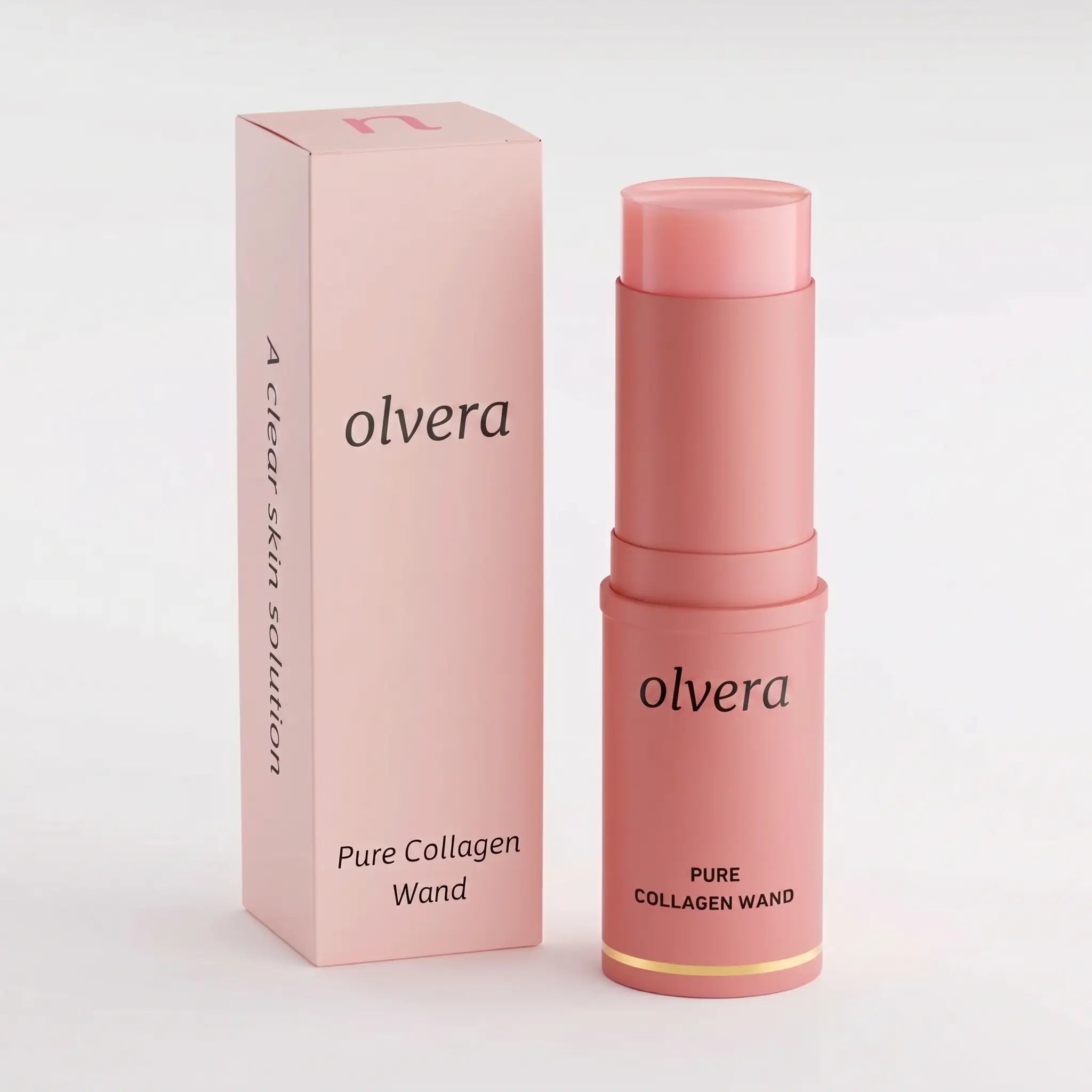 Balení a produkt Pure Collagen Wand Olvera