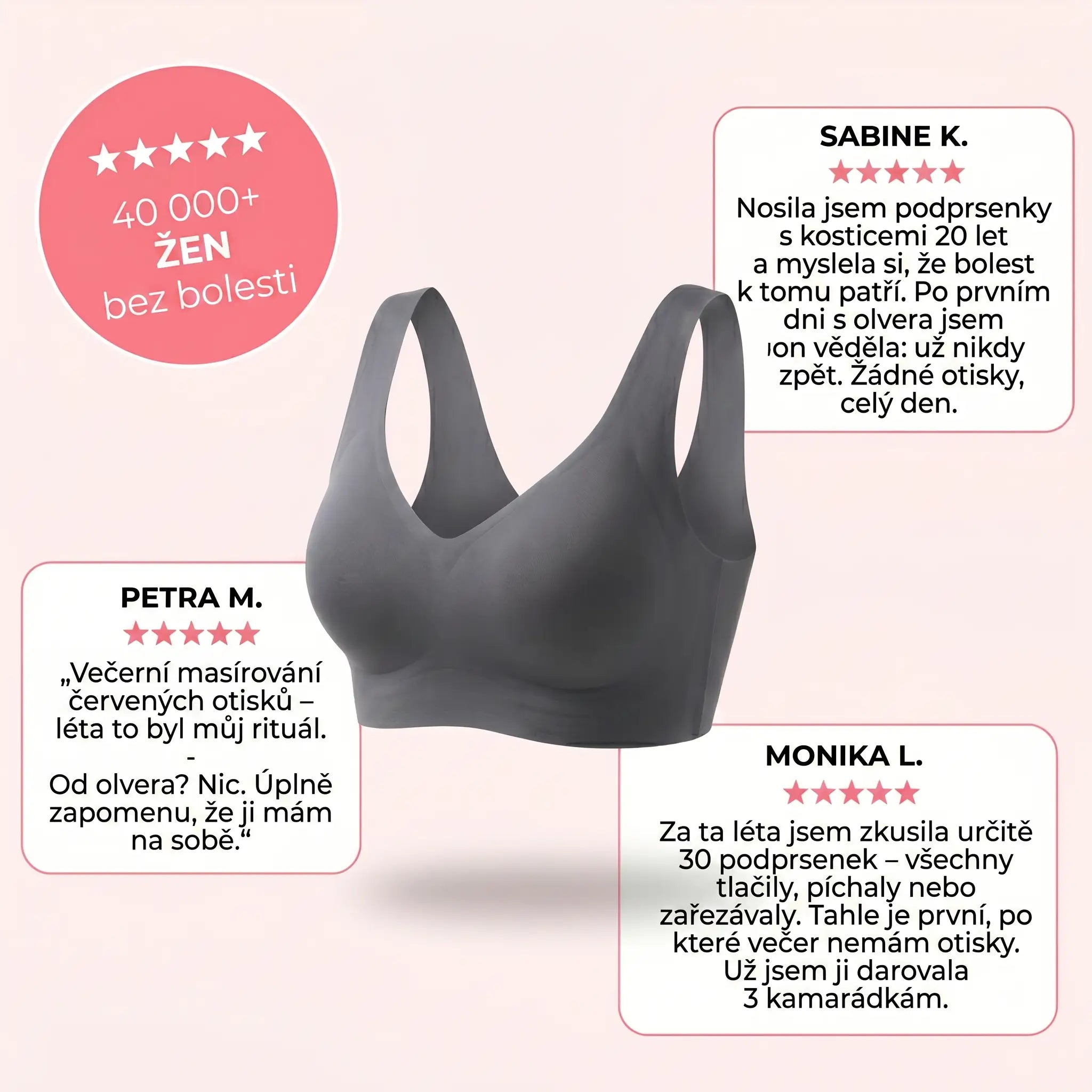 olvera – Bezešvá prémiová podprsenka