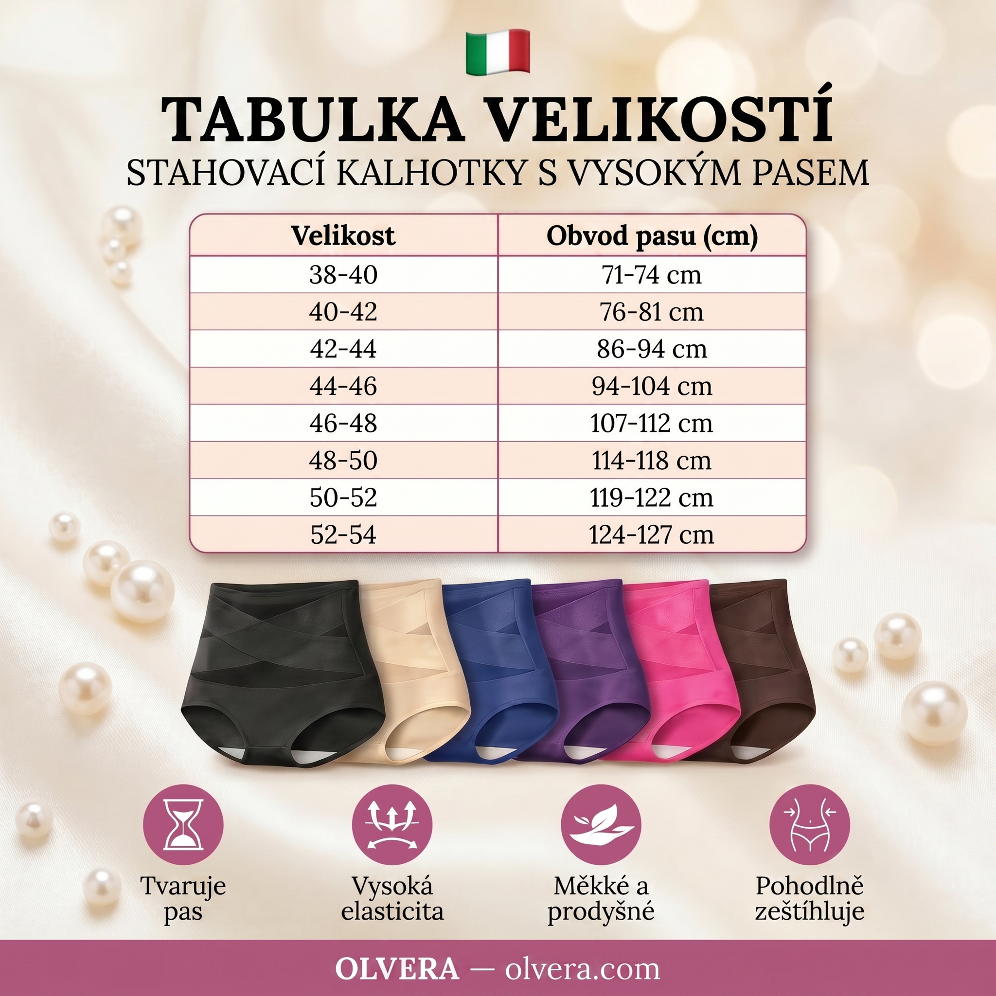 Stahovací Kalhotky s Vysokým Pasem — Bezešvá Kontrola Břicha
